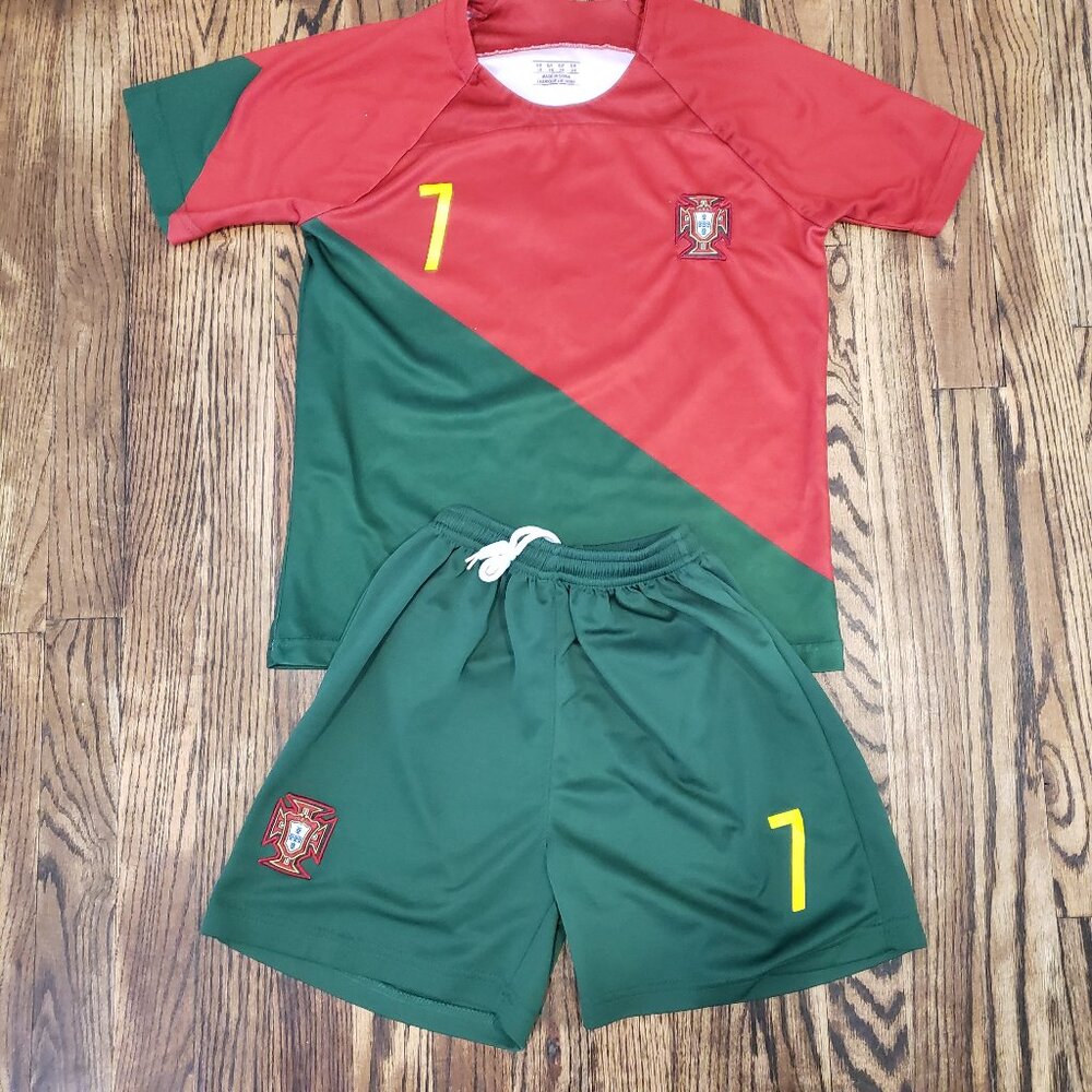 Boys Ronaldo Jersey - European Size 26 (see size chart)